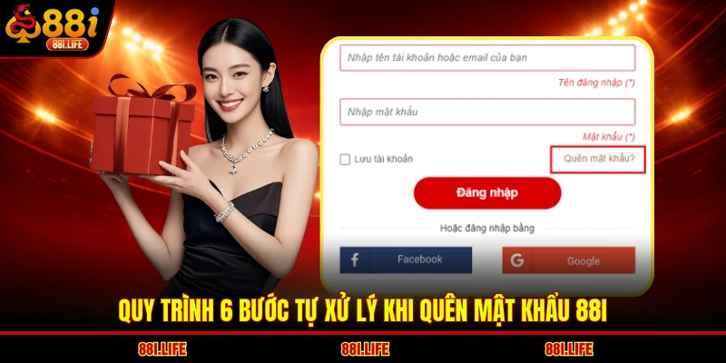 Quy trình 6 bước tự xử lý khi quên mật khẩu 88I