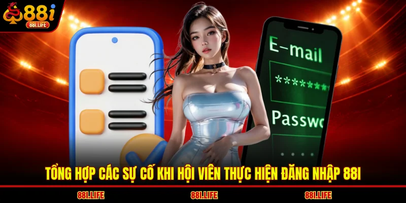 Tổng hợp các sự cố khi hội viên thực hiện đăng nhập 88I