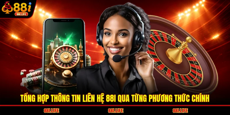 Tổng hợp thông tin liên hệ 88I qua từng phương thức chính